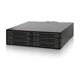 ICY DOCK MB996SP-6SB Bahía de Almacenamiento 6 Bahías 2.5" SATA HDD SSD Negro