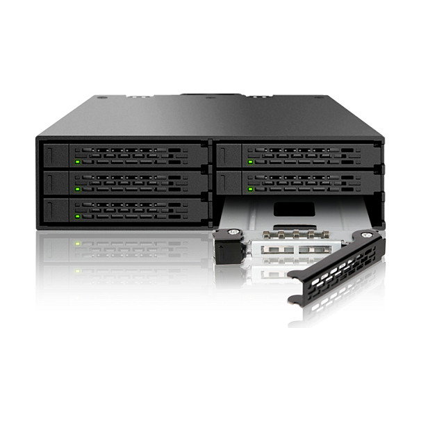 ICY DOCK MB996SP-6SB Bahía de Almacenamiento 6 Bahías 2.5" SATA HDD SSD Negro