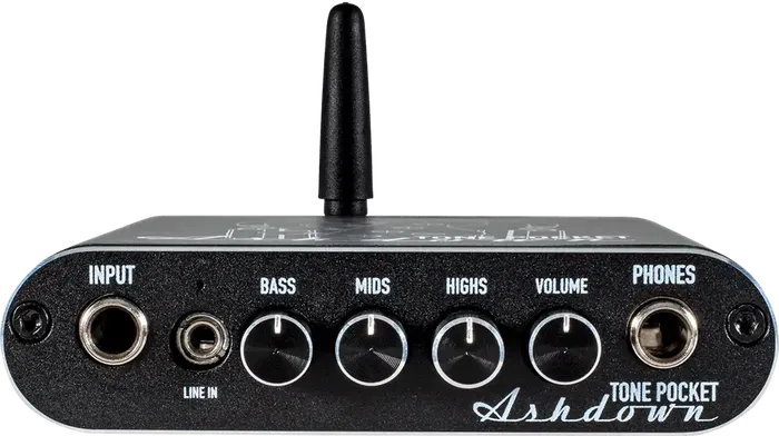 Ashdown Preamplificador de Auriculares / Interfaz de Audio con Bluetooth Tone Pocket - Negro