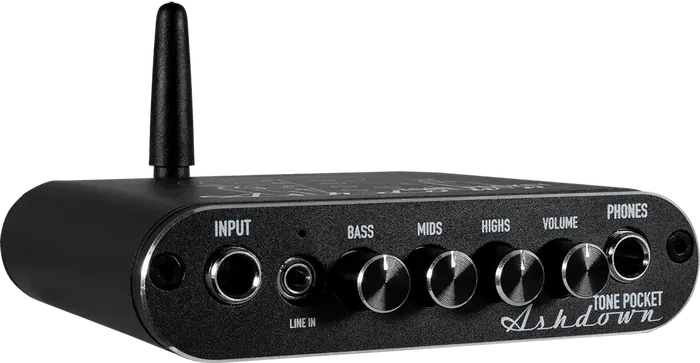 Ashdown Preamplificador de Auriculares / Interfaz de Audio con Bluetooth Tone Pocket - Negro