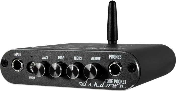 Ashdown Preamplificador de Auriculares / Interfaz de Audio con Bluetooth Tone Pocket - Negro