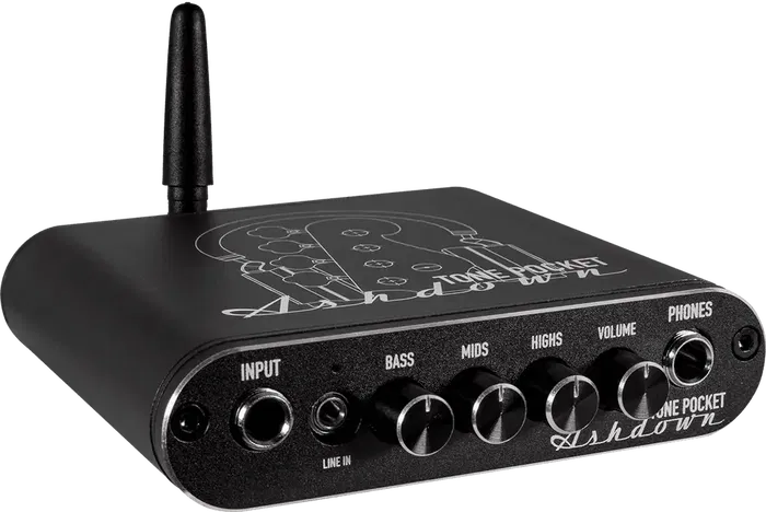 Ashdown Preamplificador de Auriculares / Interfaz de Audio con Bluetooth Tone Pocket - Negro