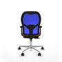 PIQUERAS Y CRESPO Silla de oficina Jorquera Naranja y Azul