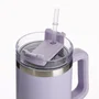 Muitomas Travelmug900VL Taza de viaje 900 ml Acero inoxidable doble pared con asa, Violeta