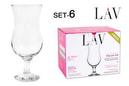 LAV Set de 6 Copas de Cóctel Fiesta 460 ml