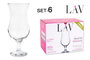 LAV Set de 6 Copas de Cóctel Fiesta 460 ml