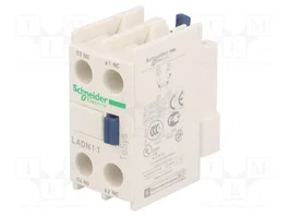 SCHNEIDER ELECTRIC Contactores auxiliares TeSys D LADN11 NC + NA de frente con agarres de tornillo