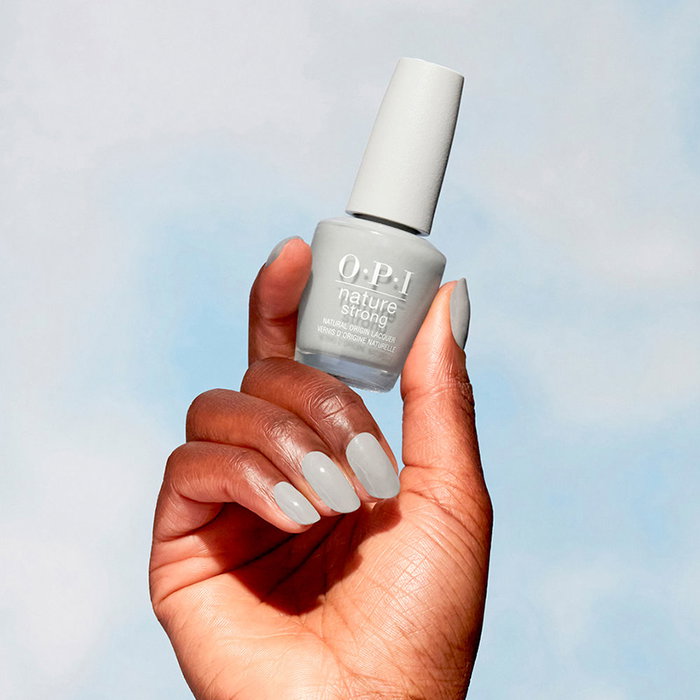 OPI Esmalte de Uñas Nature Strong de Origen Natural - #Dawn of a New Gray - 15 ml - Hasta 7 días de Duración - Vegano