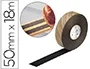 3M Cinta Antideslizante de Vinilo Adhesivo y Abrasivo, Color Negro, 18 m x 50 mm (Aprox. 3 Metros), Certificación ISO9002