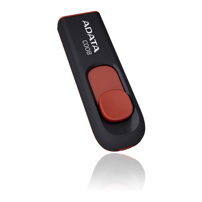 Adata C008 64GB USB 2.0 Negro y Rojo Adata C008 64GB USB 2.0 Negro y Rojo