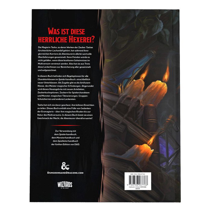 Wizards of the Coast Dungeons & Dragons RPG Tasha's Cauldron of Everything en alemán Wizards of the Coast Dungeons & Dragons RPG Tasha's Cauldron of Everything en alemán