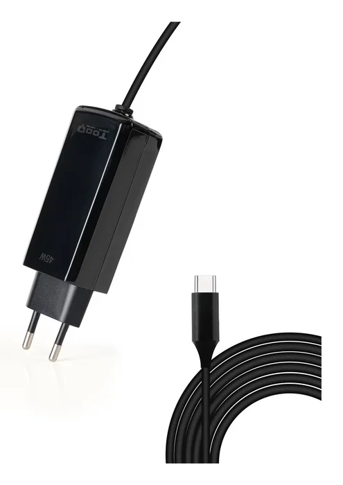 Tooq Cargador Portátil GaN USB-C PD 45W Negro Tooq Cargador Portátil GaN USB-C PD 45W Negro