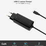 Tooq Cargador de Portátil GaN USB-C PD 45W Negro
