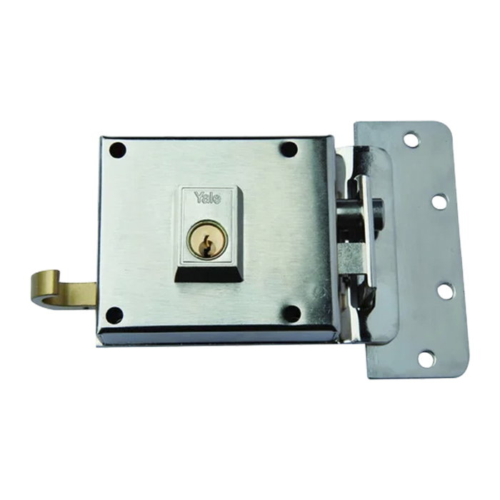 Yale Cerradura de sobreponer Azbe 6-10-hn Derecha con sistema antipalanca Yale Cerradura de sobreponer Azbe 6-10-hn Derecha con sistema antipalanca