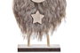 DKD Home Decor Figura Navidad Alpina Blanco Marron 3 x 15 x 6.8 cm (8 Unidades)