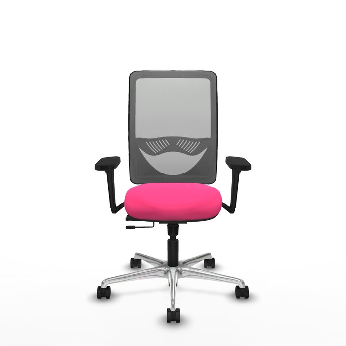 PIQUERAS Y CRESPO Silla de oficina Zulema Rosa y Gris PIQUERAS Y CRESPO Silla de oficina Zulema Rosa y Gris
