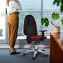 PIQUERAS Y CRESPO Silla de oficina Algarra Crema con mecanismo de doble maneta