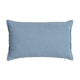 Cojín Azul 85%Algodón-15%Lino Decoración 50 X 30 cm (Set de 2)
