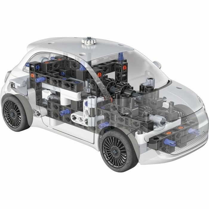Clementoni Set de Construcción Eléctrico Fiat 500 con Aplicación Disponible