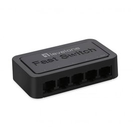 Levelone switch 5x fe feu-0512