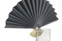 DKD Home Decor Portavelas Oriental 9 x 35 x 35 cm Negro Terracota Dorado Hierro Cristal (2 Unidades)