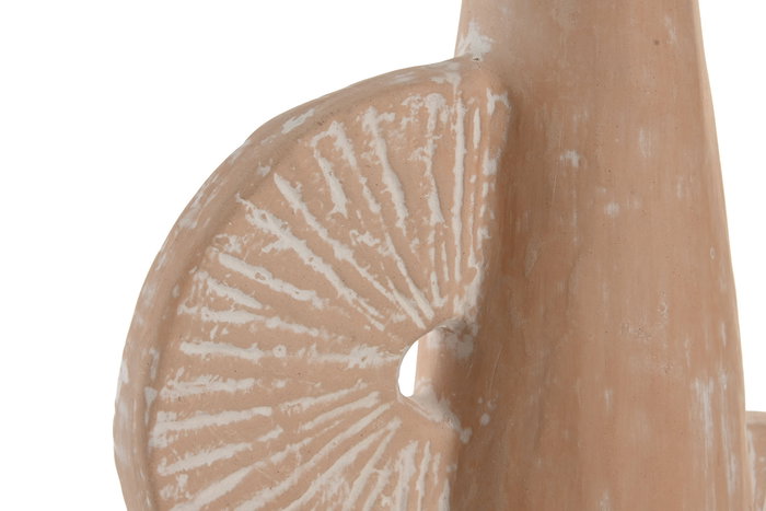 DKD Home Decor Jarrón Marron Claro 12 x 36 x 24 cm DKD Home Decor Jarrón Marron Claro 12 x 36 x 24 cm