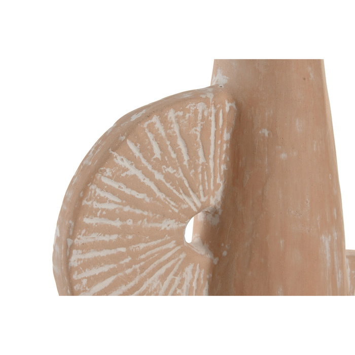 DKD Home Decor Jarrón de Terracota con Asas y Acabado Natural DKD Home Decor Jarrón de Terracota con Asas y Acabado Natural