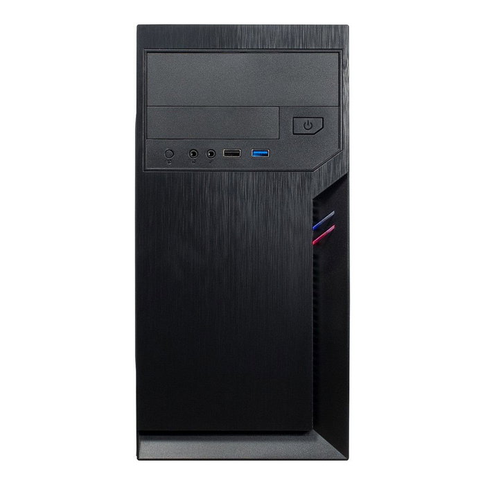 Inter-Tech Torre PC IT-6502 Romea Negro Micro ATX Ventiladores 120mm para Gráfica 29cm CPU Cooler 14cm