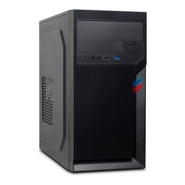 Inter-Tech Torre PC IT-6502 Romea Negro Micro ATX Ventiladores 120mm para Gráfica 29cm CPU Cooler 14cm