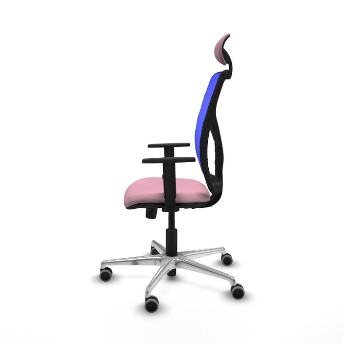 PIQUERAS Y CRESPO Silla de oficina Motilla Rosa y Azul