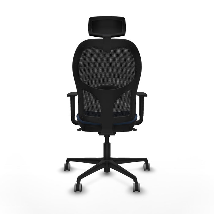 PIQUERAS Y CRESPO Silla de oficina Jorquera con mecanismo Sincro, Azul marino y Negro PIQUERAS Y CRESPO Silla de oficina Jorquera con mecanismo Sincro, Azul marino y Negro