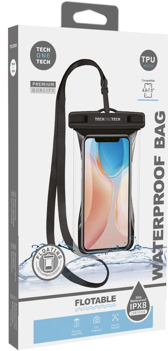 Tech One Tech Funda Impermeable Universal TEC2855 hasta 7,5 pulgadas