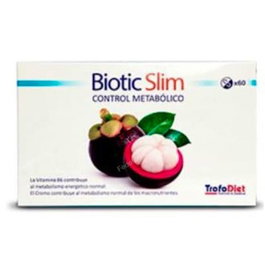 TROFODIET Biotic Slim Complemento Control de Peso 60 Cápsulas con Vitamina B6 y Cromo