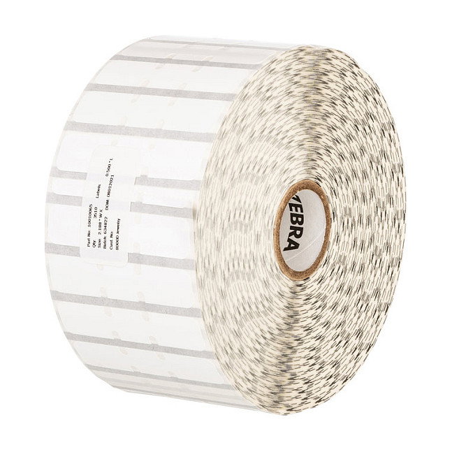 Zebra 8000D Jewelry Etiquetas Autoadhesivas Blancas 56x13mm
