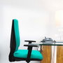 PIQUERAS Y CRESPO Silla de oficina Elche en Similpiel Granate