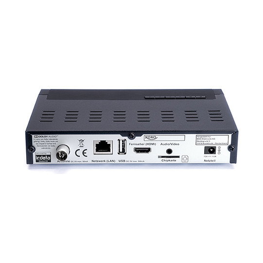 XORO HRT 8770 HD Receiver Twin Tuner DVB-T2/C 4K Ultra HD Freenet PVR-R Negro