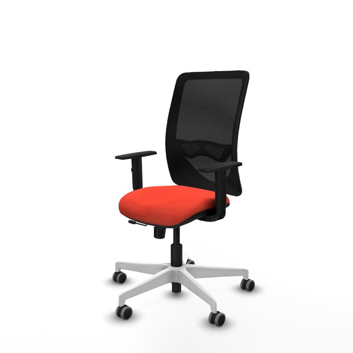 PIQUERAS Y CRESPO Silla de oficina Zulema con mecanismo Sincro/Traslack, Naranja oscuro y Negro PIQUERAS Y CRESPO Silla de oficina Zulema con mecanismo Sincro/Traslack, Naranja oscuro y Negro