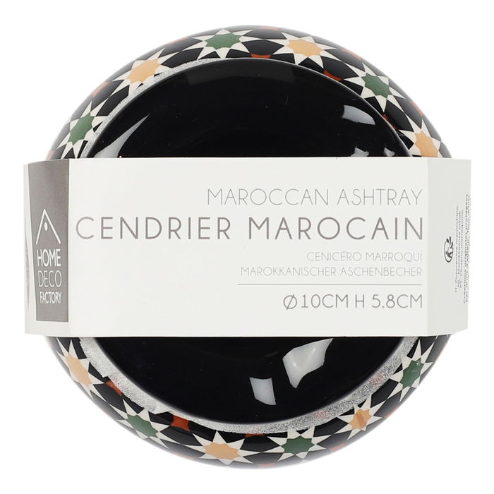 Home Deco Factory Mirage Cenicero Marroquí Ø 10 cm Inspiración Oriental