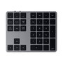 Satechi Teclado Numérico Extendido Bluetooth USB-C Space Gray con Teclas de Acceso Directo macOS y Teclado Numérico