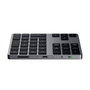 Satechi Teclado Numérico Extendido Bluetooth USB-C Space Gray con Teclas de Acceso Directo macOS y Teclado Numérico