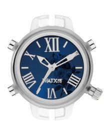 Watxandco RWA4568 Reloj para Mujer con Caja Transparente de 38mm