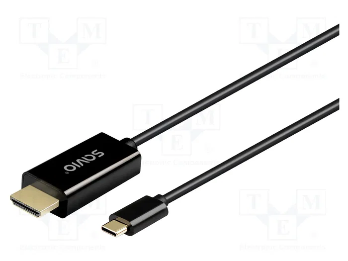SAVIO Cable USB-C a HDMI de 1m para Full HD 1080p y UHD 2160p SAVIO Cable USB-C a HDMI de 1m para Full HD 1080p y UHD 2160p