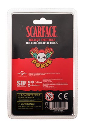 Tony Montana Llavero Cabezon Goma Pokis Scarface Blister