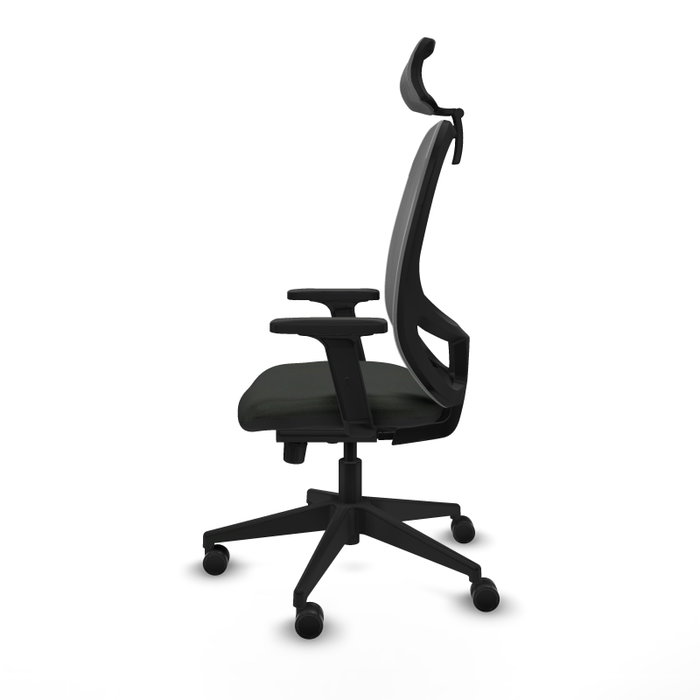 PIQUERAS Y CRESPO Silla de oficina Cilanco con mecanismo Sincro, Negro y Gris PIQUERAS Y CRESPO Silla de oficina Cilanco con mecanismo Sincro, Negro y Gris