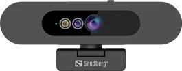 Sandberg Face Scan Cámara web Full HD 1080p Negro