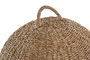 DKD Home Decor Cama Mascota Seagrass Natural 49 x 49 x 47 cm con Cojín