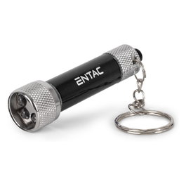 ENTAC Linterna de llavero EFL-5LED-KC-BL Negro