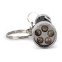 ENTAC Linterna de llavero EFL-5LED-KC-BL Negro