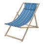 Probuilder Silla Plegable Tela Madera 97x56x85 cm
