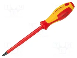 KNIPEX Destornillador aislado Phillips PH3 de 150 mm